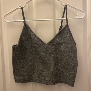 forever 21 sparkly going out top. size medium.